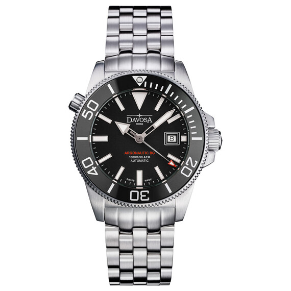 Pánské hodinky Davosa Argonautic 43 161.528.02, Verze: černá2 