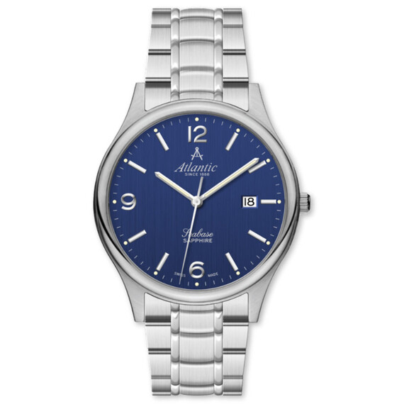Pánské hodinky Atlantic Seabase 60348.41.55, Verze: modrá 