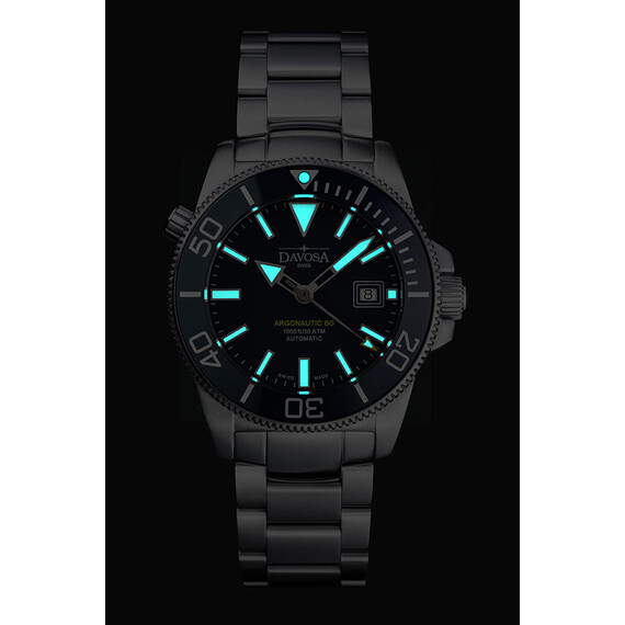Pánské hodinky Davosa Argonautic 43 161.528.40, Verze: modrá , 4 image