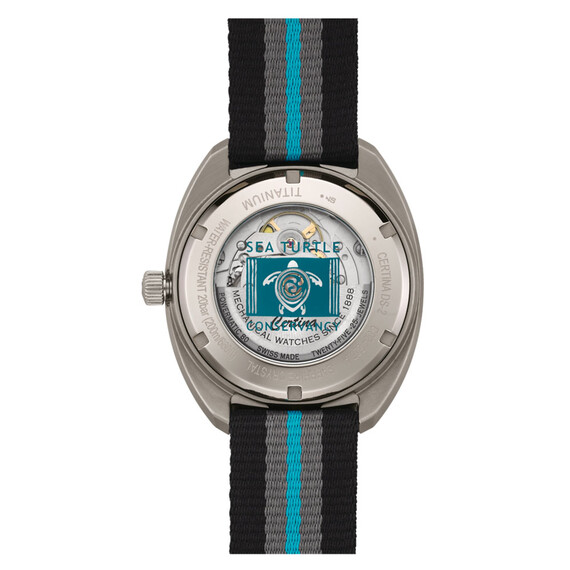 Pánské hodinky Certina DS-2 Tourning Bezel Sea Turtle Conservancy C024.607.48.051.10, Verze: černá , 2 image