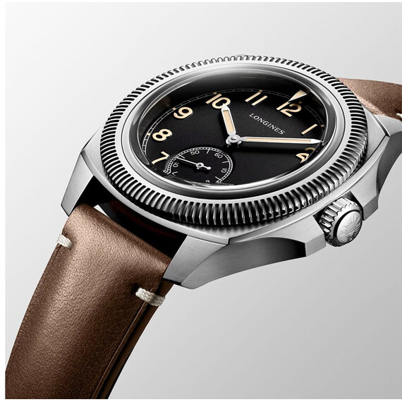 Pánské hodinky Longines Pilot Majetek L2.838.4.53.9, Verze: hnědá2 , 4 image