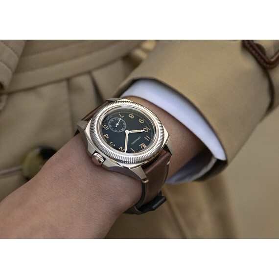 Pánské hodinky Longines Pilot Majetek L2.838.4.53.9, Verze: hnědá2 , 7 image