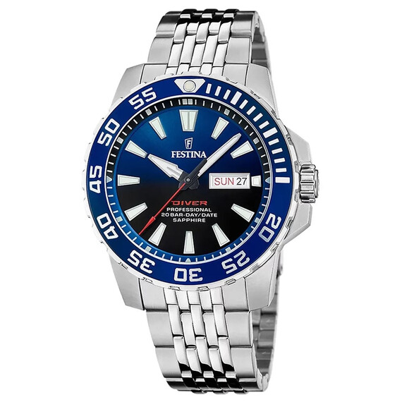 Pánské hodinky Festina Professional Diver F20661/1, Verze: modrá 