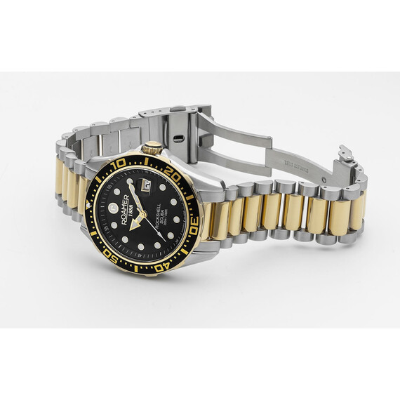 Pánské hodinky Roamer Rockshell Mark III Scuba 220858 47 85 50, Verze: žluté zlato2 , 3 image