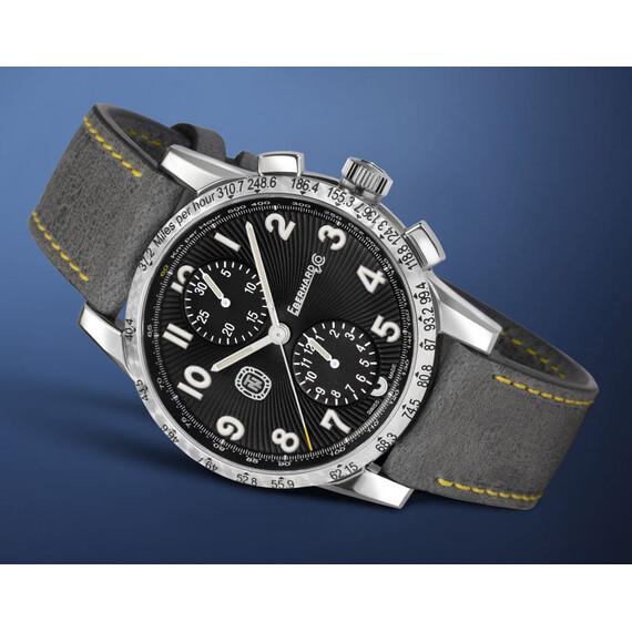 Pánské hodinky Eberhard Tazio Nuvolari Gold Car Collection 31076.02 CP, Verze: šedá , 4 image