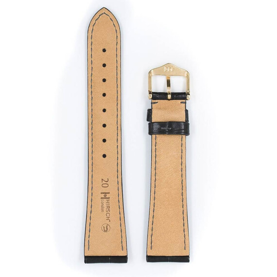 Řemínek Hirsch London šedý 14 M - 110/70, Verze: šedá, Šířka řemínku: 14, Šířka u spony: 10, Délka řemínku: M - 110/70 , 3 image