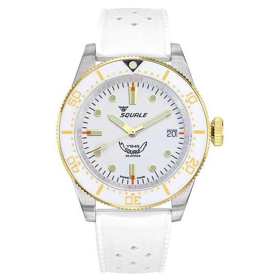 Pánské hodinky Squale 1545 1545WTWT.HTW, Verze: bílá2 