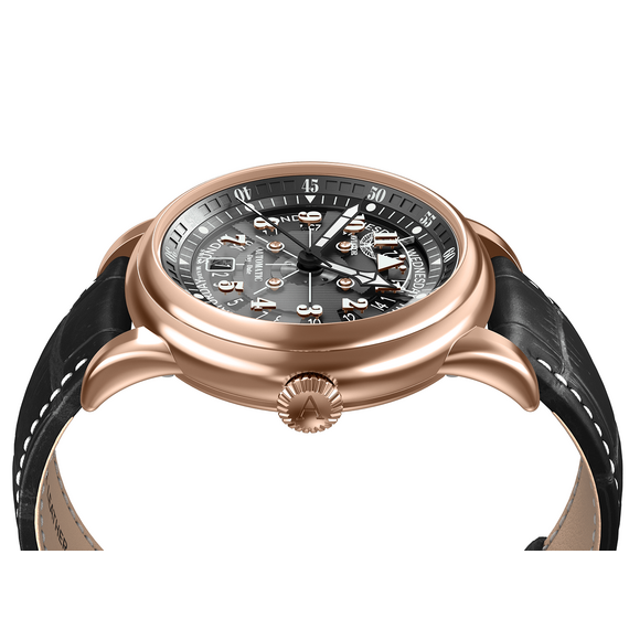 Pánské hodinky Aviator Douglas Day-Date Meca-41 V.3.36.2.285.4, Verze: růžové zlato , 3 image