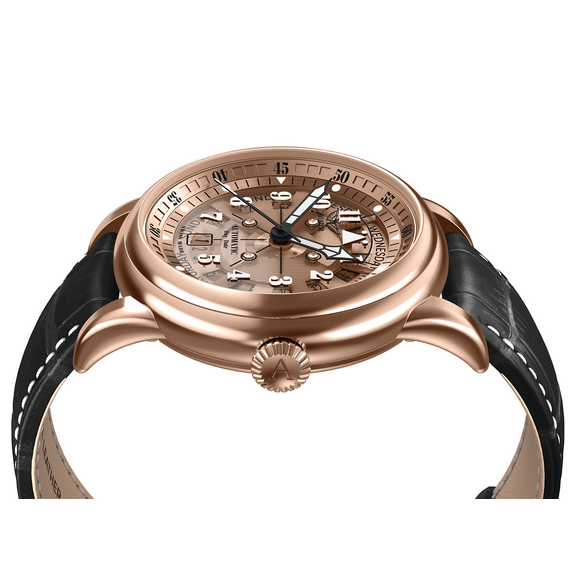 Pánské hodinky Aviator Douglas Day-Date Meca-41 V.3.36.2.288.4, Verze: růžové zlato2 , 3 image