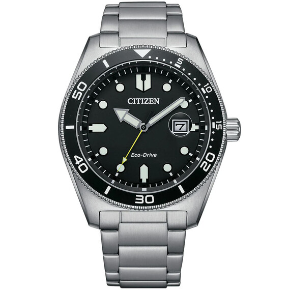 Pánské hodinky Citizen Marine AW1760-81E, Verze: černá 
