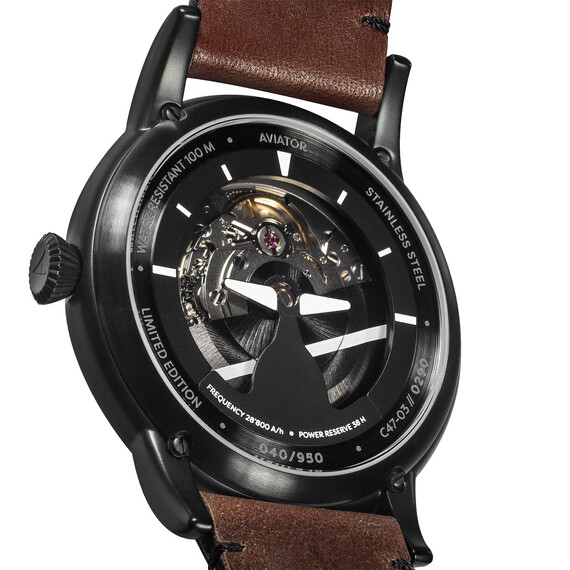 Pánské hodinky Aviator Douglas Dakota V.3.31.5.228.4, Verze: hnědá2 , 2 image