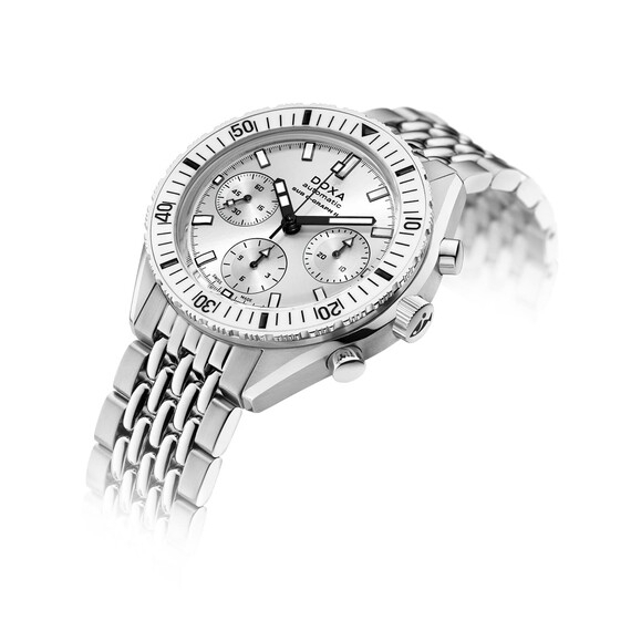 Pánské hodinky Doxa SUB 200 C-Graph II Whitepearl 797.10.011W.10, Verze: stříbrná2 , 2 image