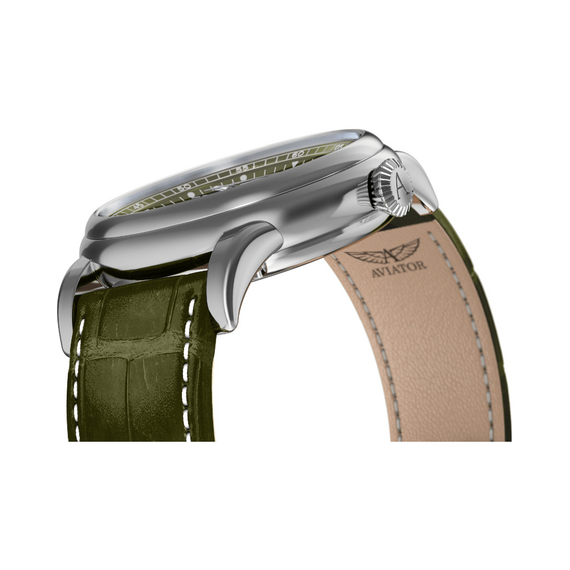 Pánské hodinky Aviator Douglas Day-Date 41 V.3.35.0.278.4, Verze: zelená , 4 image
