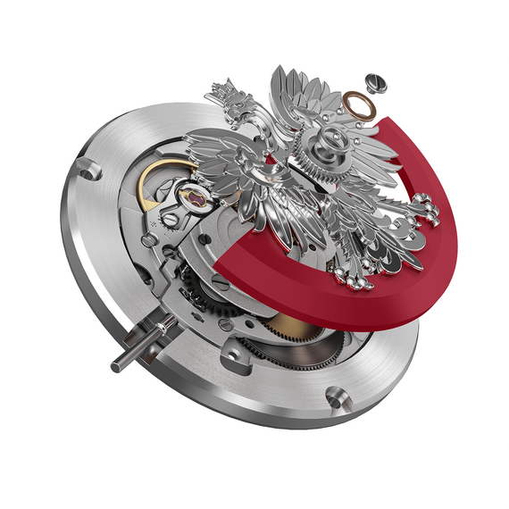 Pánské hodinky Aviator Douglas Day-Date Meca-41 Polish Edition V.3.36.2.294.4 PL, Verze: růžové zlato , 2 image