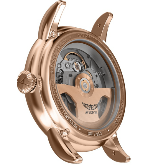 Pánské hodinky Aviator Douglas Day-Date 41 V.3.35.2.279.4, Verze: zelená2 , 8 image