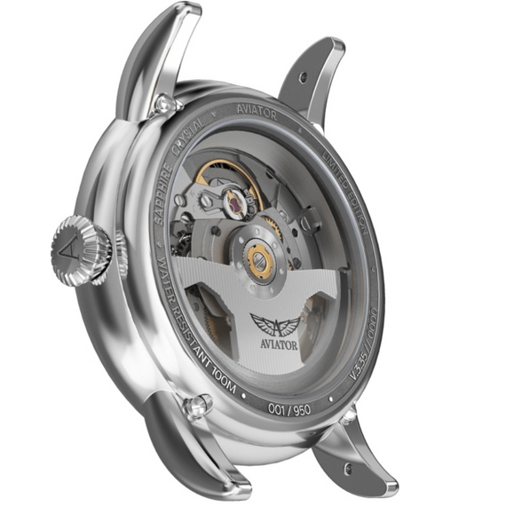 Pánské hodinky Aviator Douglas Day-Date 41 V.3.35.0.278.4, Verze: zelená , 8 image