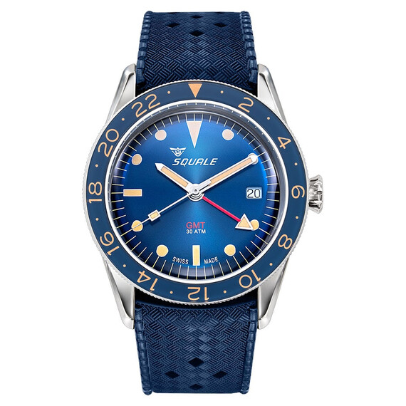 Pánské hodinky Squale Sub-39 GMT SUB-39GMTB.HTB, Verze: modrá2 