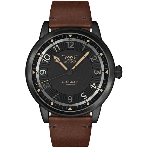 Pánské hodinky Aviator Douglas Dakota V.3.31.5.228.4, Verze: hnědá2 