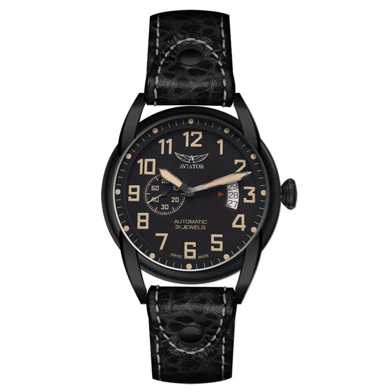 Pánské hodinky Aviator Bristol Scout V.3.18.5.162.4, Verze: černá 