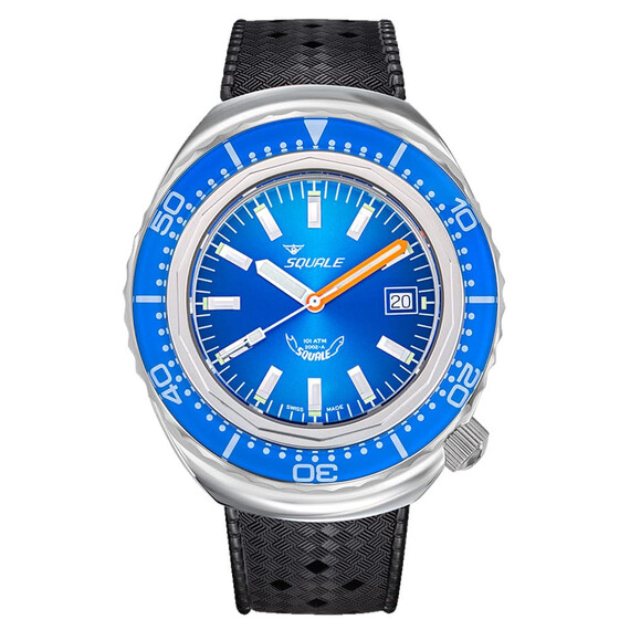 Pánské hodinky Squale 2002 Blue 2002.SS.BL.BL.HT, Verze: modrá 