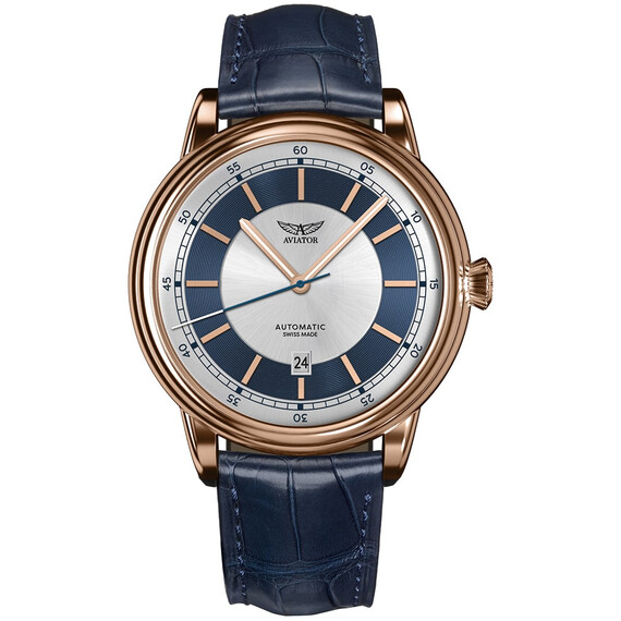 Pánské hodinky Aviator Douglas DC-3 V.3.32.2.270.4, Verze: modrá2 