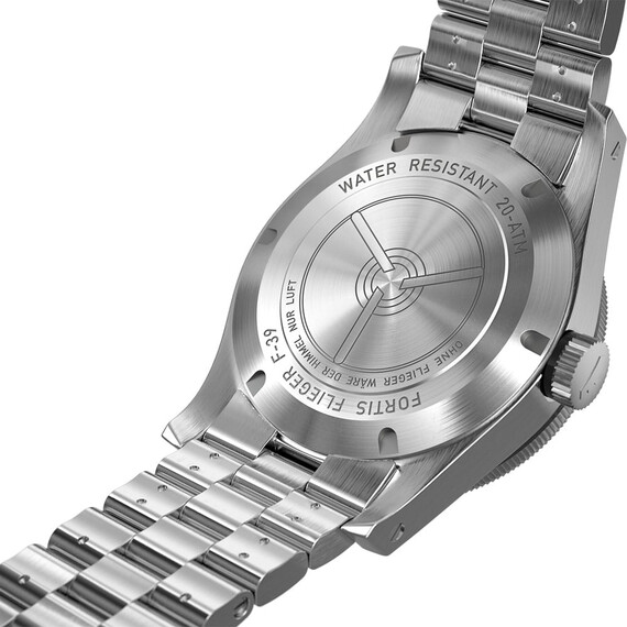 Pánské hodinky Fortis Flieger F-39 Petrol F4220019, Verze: stříbrná3 , 2 image