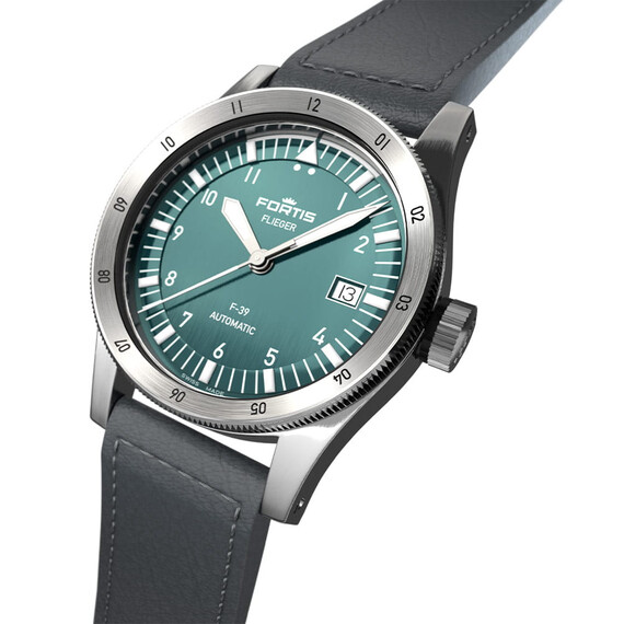 Pánské hodinky Fortis Flieger F-39 Petrol F4220020, Verze: modrá2 , 4 image