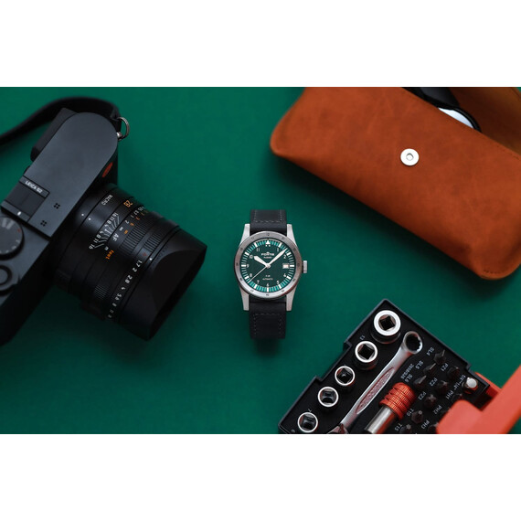 Pánské hodinky Fortis Flieger F-39 Petrol F4220020, Verze: modrá2 , 8 image