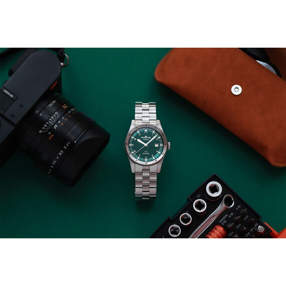 Pánské hodinky Fortis Flieger F-41 Petrol F4220021, Verze: stříbrná3 , 8 image