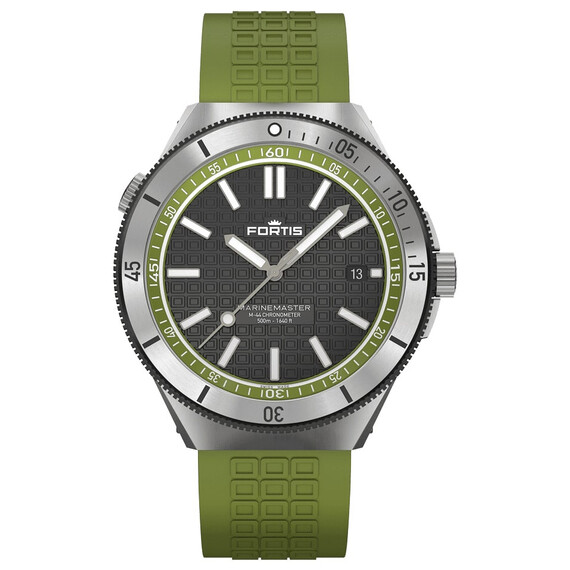 Pánské hodinky Fortis Marinemaster M-44 Woodpecker Green F8120019, Verze: zelená 