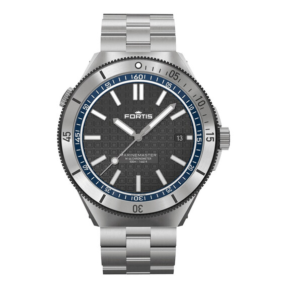 Pánské hodinky Fortis Marinemaster M-44 Ocean Blue F8120022, Verze: stříbrná4 
