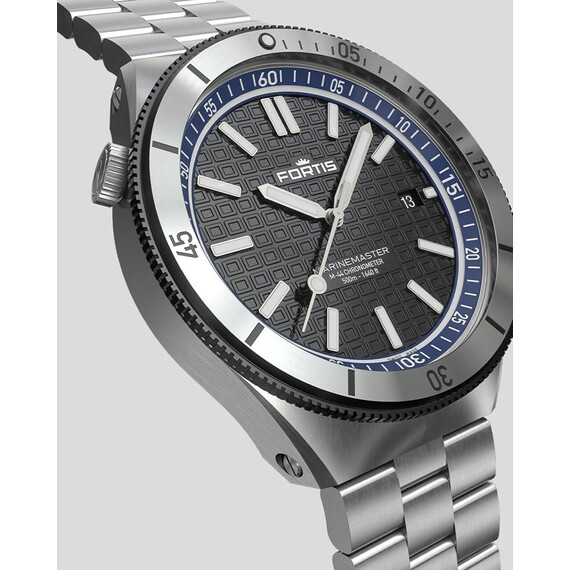 Pánské hodinky Fortis Marinemaster M-44 Ocean Blue F8120022, Verze: stříbrná4 , 7 image