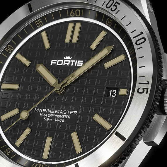 Pánské hodinky Fortis Marinemaster M-44 Black Resin F8120017, Verze: černá , 5 image