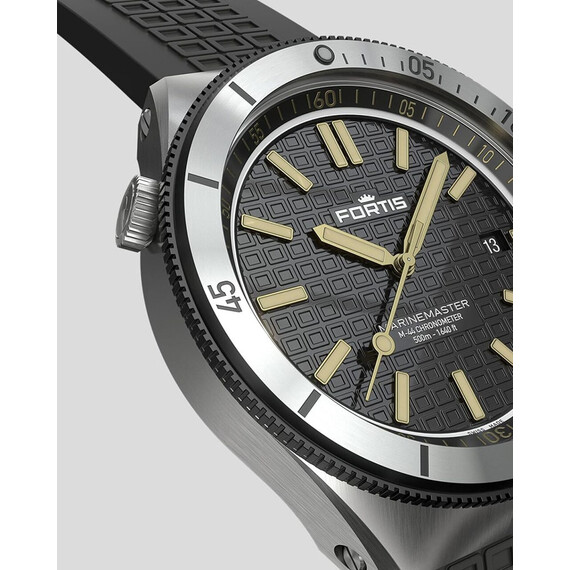 Pánské hodinky Fortis Marinemaster M-44 Black Resin F8120017, Verze: černá , 3 image