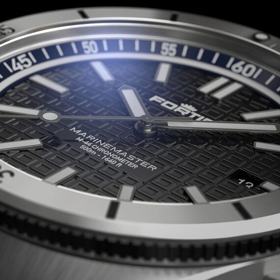 Pánské hodinky Fortis Marinemaster M-44 Ocean Blue F8120022, Verze: stříbrná4 , 10 image