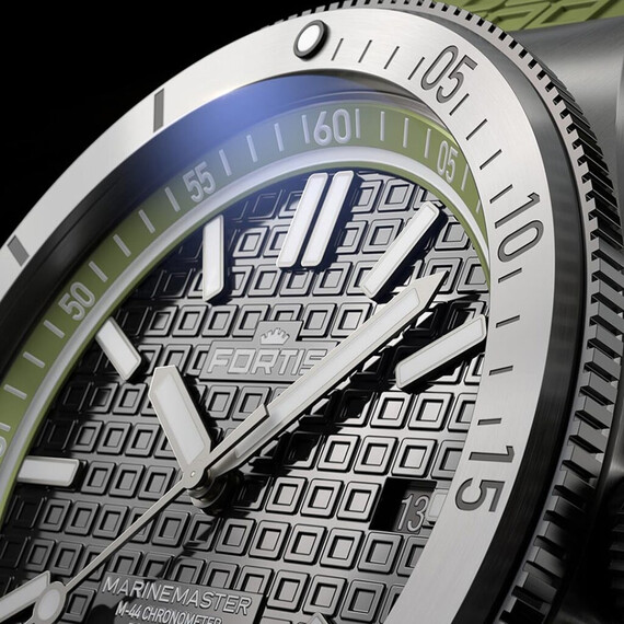 Pánské hodinky Fortis Marinemaster M-44 Woodpecker Green F8120019, Verze: zelená , 11 image