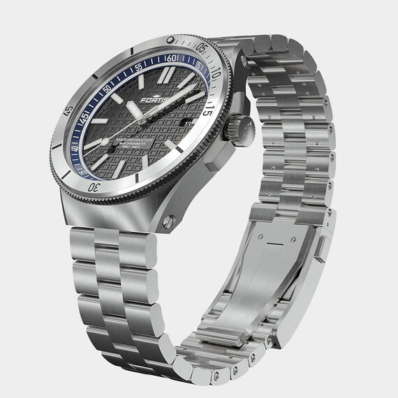 Pánské hodinky Fortis Marinemaster M-44 Ocean Blue F8120022, Verze: stříbrná4 , 3 image