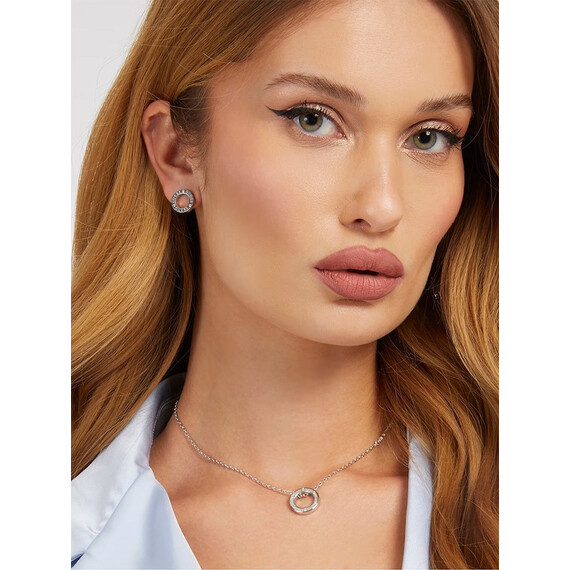 Náušnice Guess Circle Lights JUBE03161JWRHT/U , 2 image