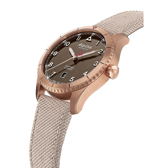 Pánské hodinky Alpina Startimer Pilot Automatic AL-525BR4S24, Verze: růžové zlato , 3 image