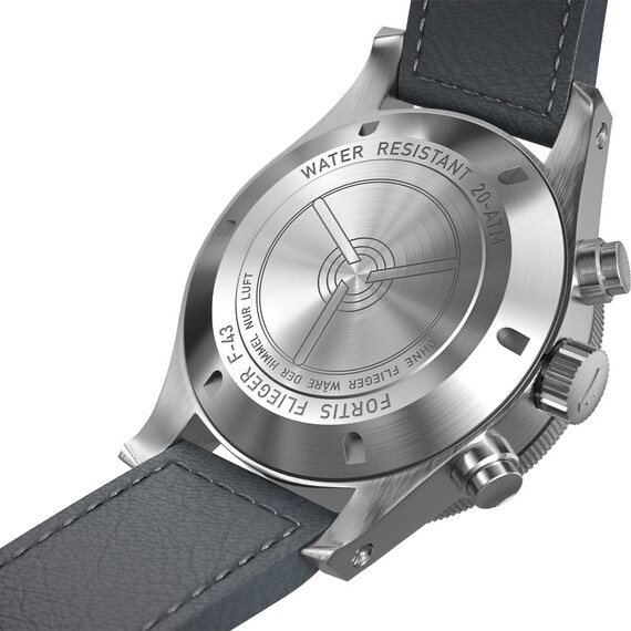 Pánské hodinky Fortis Flieger F-43 Bicompax Petrol F4240009, Verze: šedá , 2 image