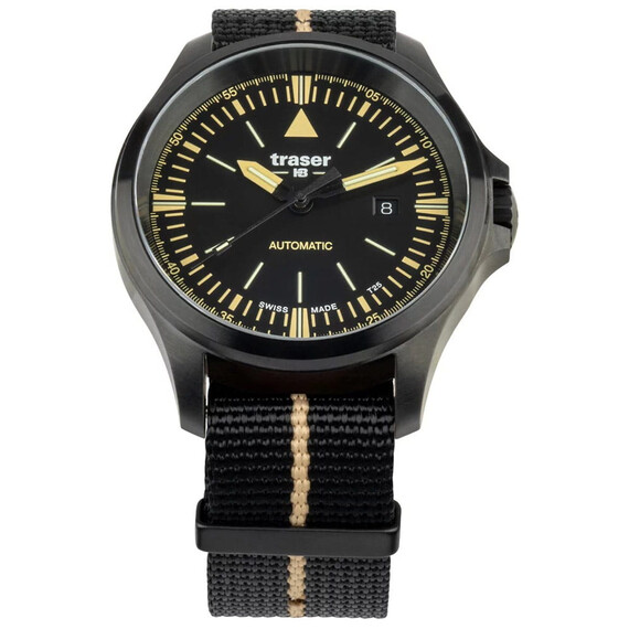 Pánské hodinky Traser P67 Officer Automatic Black 110755, Verze: černá 