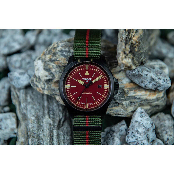 Pánské hodinky Traser P67 Officer Automatic Red 110757, Verze: zelená , 4 image