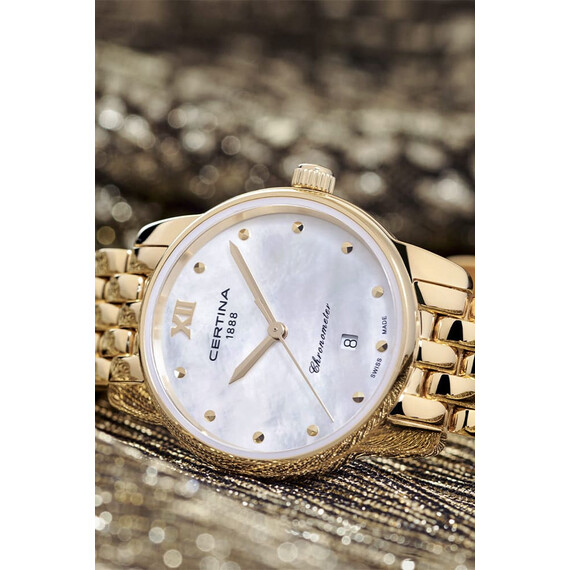 Dámské hodinky Certina DS-8 Lady C033.051.33.118.00, Verze: žluté zlato2 , 6 image