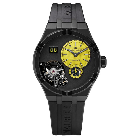 Pánské hodinky Maurice Lacroix Aikon Master Grand Date Technicolour AI6118-DLB0J-730-I, Verze: žlutá , 3 image