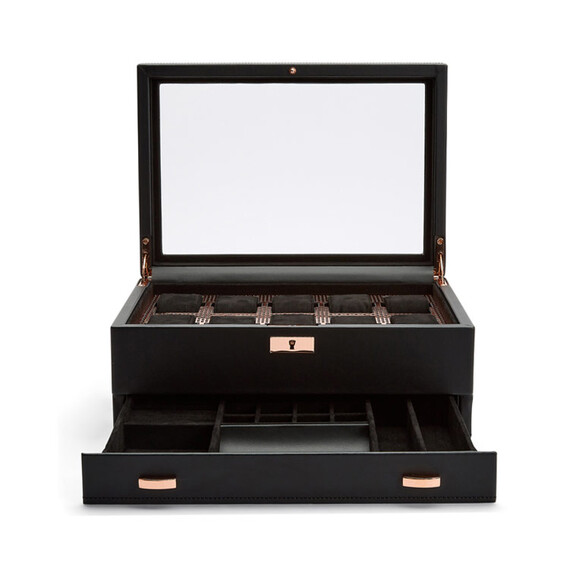 Box WOLF Axis 488216 pro 10 hodinek, Verze: černá , 3 image