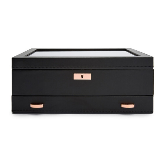 Box WOLF Axis 488216 pro 10 hodinek, Verze: černá 