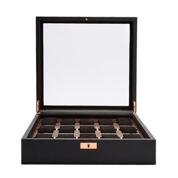 Box WOLF Axis 488316 pro 15 hodinek, Verze: černá , 2 image