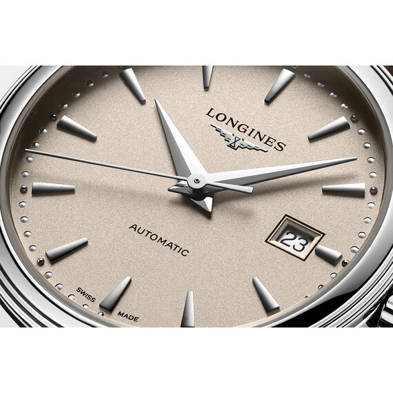 Dámské hodinky Longines Flagship L4.374.4.79.2, Verze: béžová, krémová , 3 image