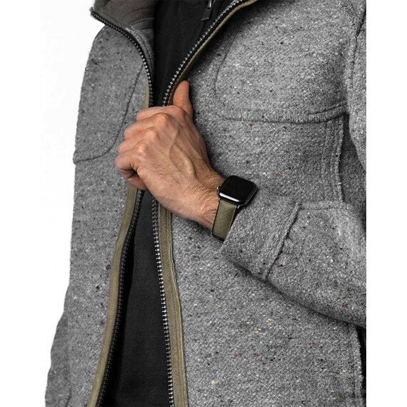 Řemínek Hirsch Arne zelený 18 L - 120/80, Verze: zelená, Šířka řemínku: 18, Šířka u spony: 16, Délka řemínku: L - 120/80 , 7 image