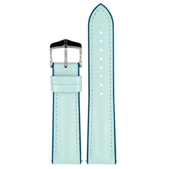 Řemínek Hirsch Lindsey modrý 18 M - 110/70, Verze: modrá, Šířka řemínku: 18, Šířka u spony: 16 , 2 image